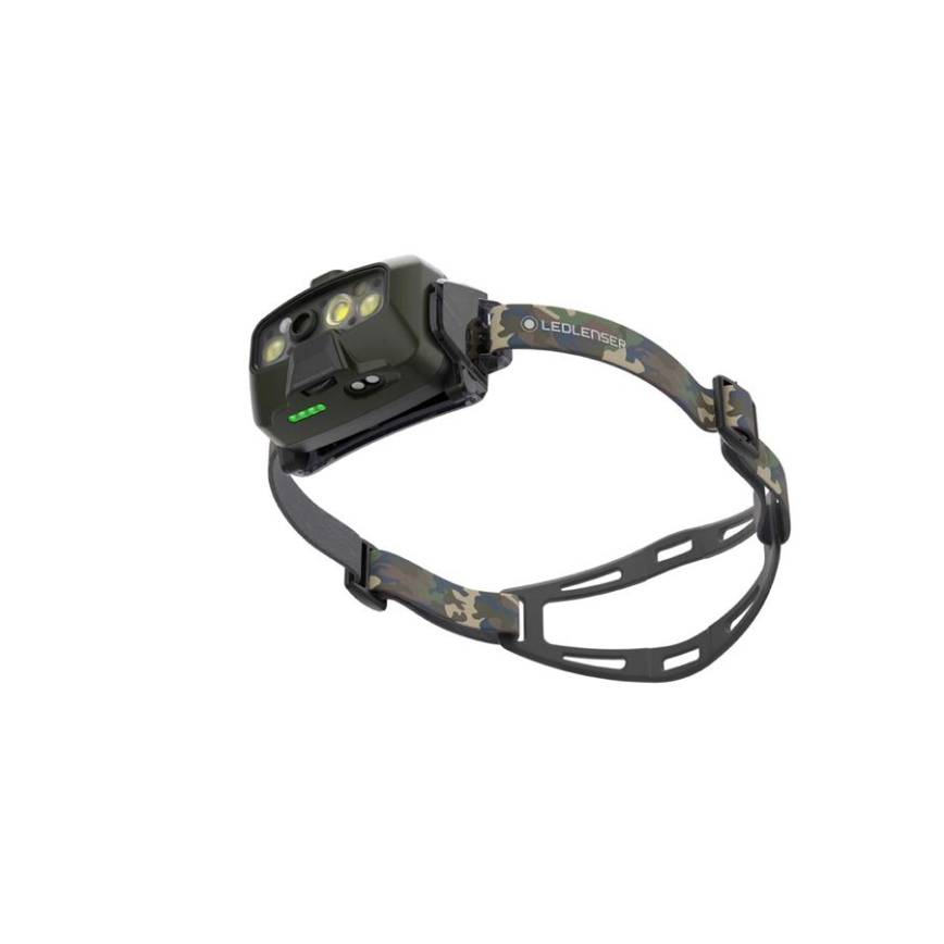 Ledlenser HF8R Core RGB - LED Ρυθμιζόμενος επαναφορτιζόμενος φακός κεφαλής LED/3700 mAh IP68 1600 lm 90h πράσινο