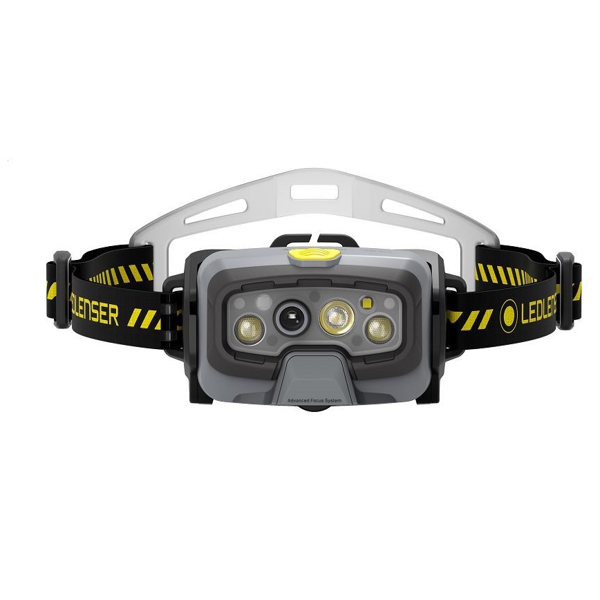 Ledlenser HF8R Work - Επαναφορτιζόμενος ρυθμιζόμενος LED φακός κεφαλής LED/3700 mAh IP68 1600 lm 90 h μαύρος