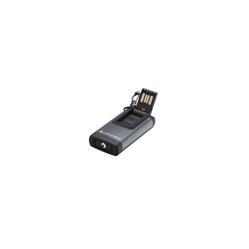 Ledlenser K4R ΓΚΡΙ - Ρυθμιζόμενος επαναφορτιζόμενος φακός τσέπης LED/180 mAh IP2X 120 lm