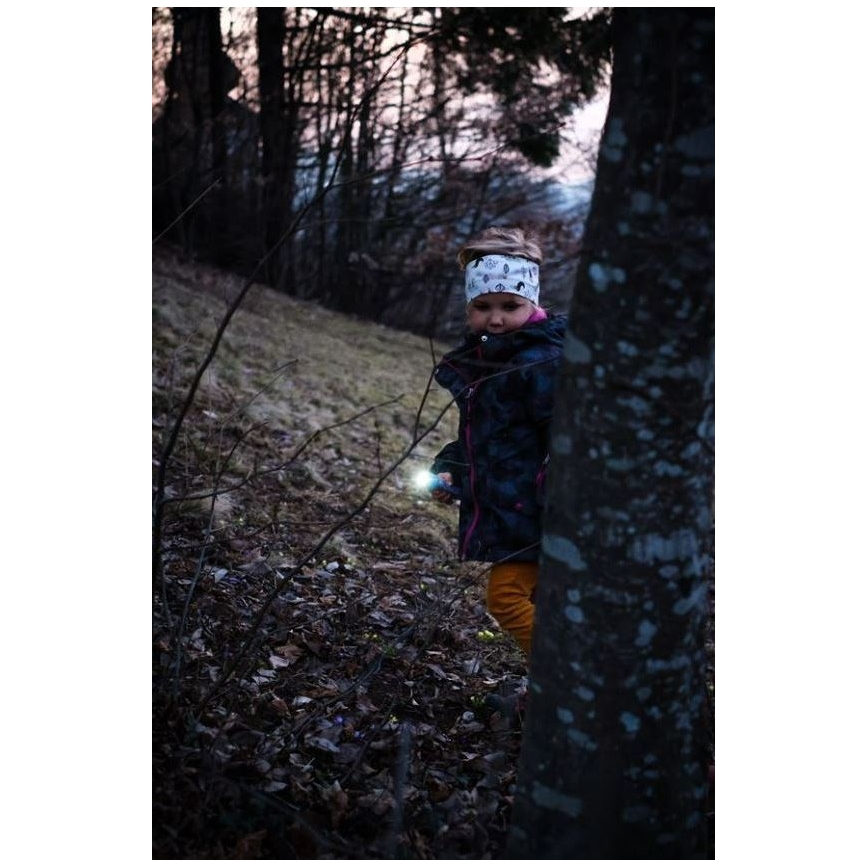 Ledlenser KIDBEAM4 RAINBOW - LED παιδικός φακός με ρυθμιζόμενη φωτεινότητα, LED/2xAAA, IP44, μωβ