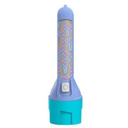 Ledlenser KIDBEAM4 RAINBOW - LED παιδικός φακός με ρυθμιζόμενη φωτεινότητα, LED/2xAAA, IP44, μωβ