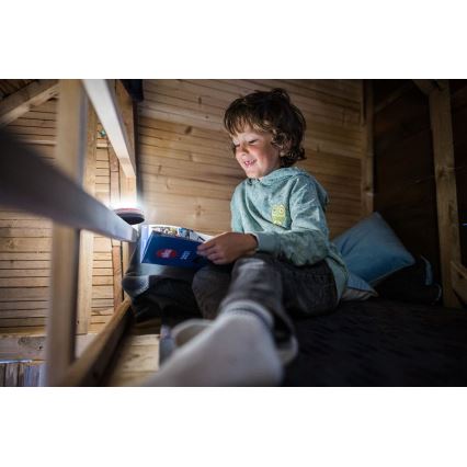 Ledlenser KIDCAMP6 DINO - ρυθμιζόμενο φορητό LED φωτιστικό LED/3xAAA IP44 πράσινο