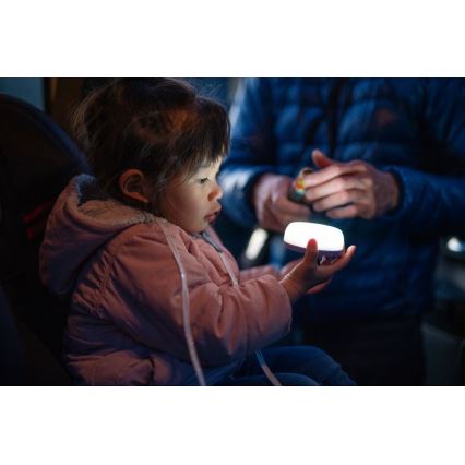 Ledlenser KIDCAMP6 RAINBOW - Ρυθμιζόμενη φορητή λάμπα LED/3xAAA IP44 μπλε