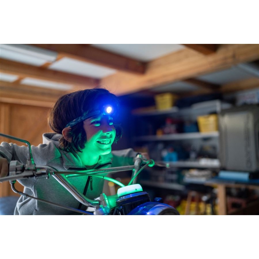 Ledlenser KIDCAMP6 RAINBOW - Ρυθμιζόμενη φορητή λάμπα LED/3xAAA IP44 μπλε