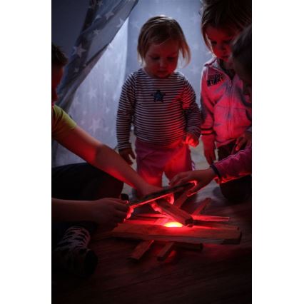 Ledlenser KIDCAMP6 RAINBOW - Ρυθμιζόμενη φορητή λάμπα LED/3xAAA IP44 μπλε