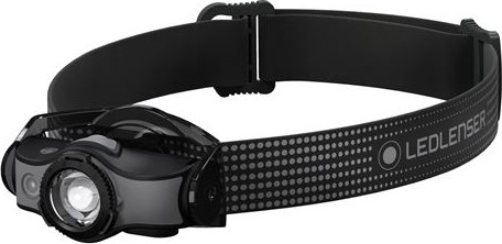 Ledlenser MH5 - Ρυθμιζόμενος επαναφορτιζόμενος LED φακός κεφαλής LED/1xAA/750 mAh IP54 400 lm 35 h μαύρο/γκρι