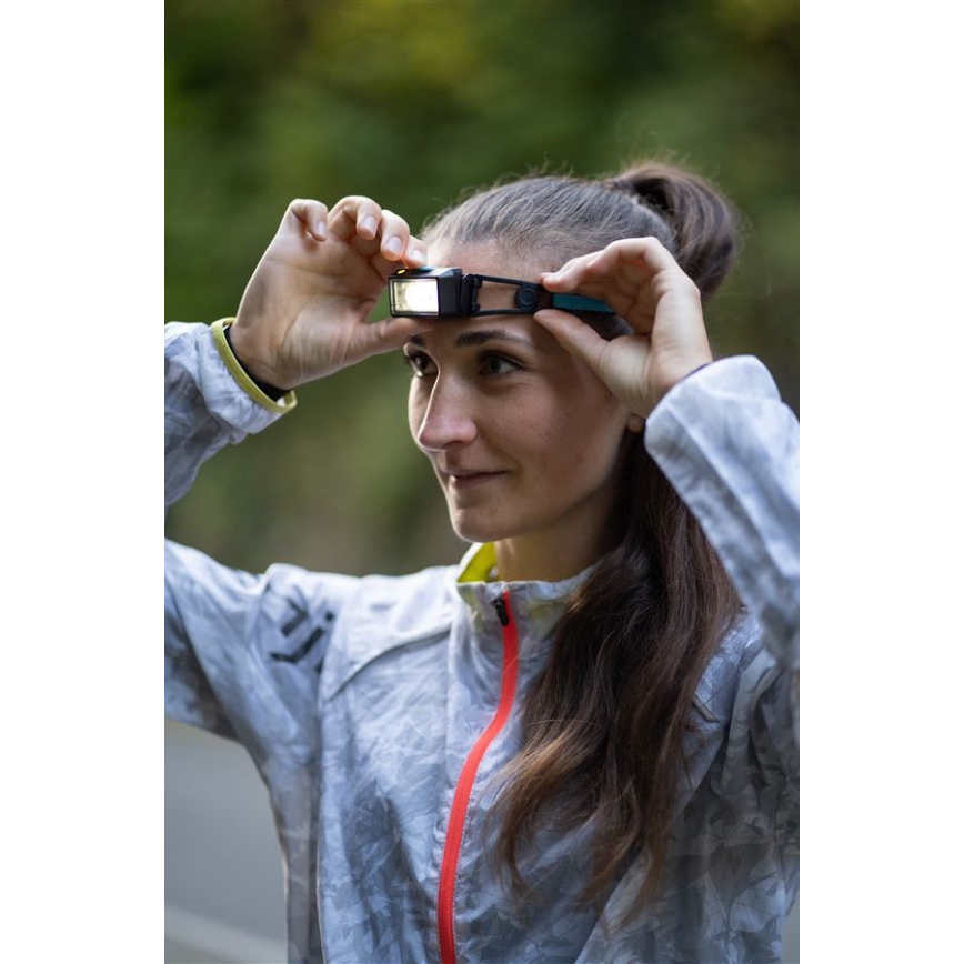 Ledlenser NEO1R - Επαναφορτιζόμενος φακός κεφαλής LED με ρυθμιζόμενη φωτεινότητα, 730 mAh, IP67, 250 lm, 15 h, μπλε