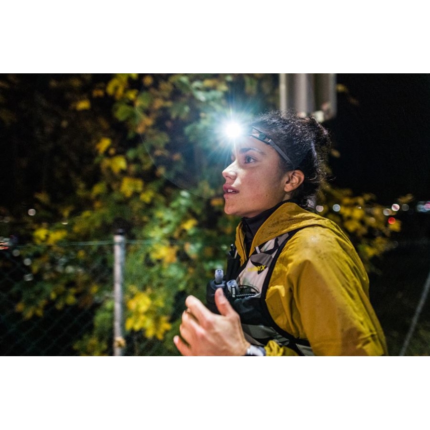 Ledlenser NEO1R - Ρυθμιζόμενος επαναφορτιζόμενος φακός κεφαλής LED, 730 mAh, IP67, 250 lm, 15 ώρες, μαύρο