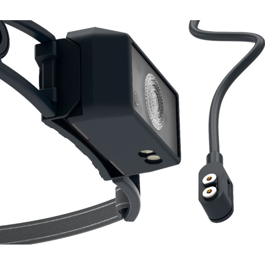 Ledlenser NEO1R - Ρυθμιζόμενος επαναφορτιζόμενος φακός κεφαλής LED, 730 mAh, IP67, 250 lm, 15 ώρες, μαύρο