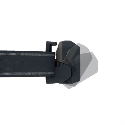 Ledlenser NEO3 - Ρυθμιζόμενος φακός κεφαλής LED με 3xAAA, IP54, 400 lm, 20 ώρες, μαύρος