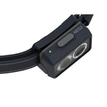 Ledlenser NEO3 - Ρυθμιζόμενος φακός κεφαλής LED με 3xAAA, IP54, 400 lm, 20 ώρες, μαύρος