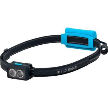 Ledlenser NEO3 - Φακός κεφαλής LED με ρύθμιση φωτεινότητας, 3xAAA, IP54, 400 lm, 20 h, μπλε