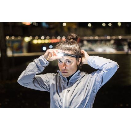 Ledlenser NEO5R - Ρυθμιζόμενος επαναφορτιζόμενος φακός κεφαλής LED/1800mAh IP54 600 lm 35 ώρες μαύρο