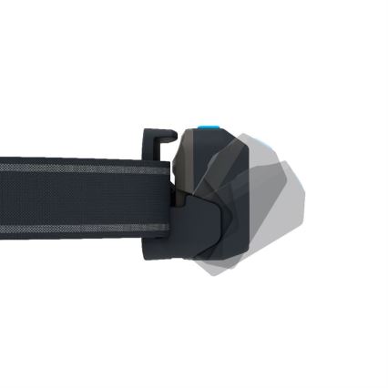Ledlenser NEO5R - Επαναφορτιζόμενος φακός κεφαλής LED με ρυθμιζόμενη φωτεινότητα, 1800 mAh, IP54, 600 lm, 35 h, μπλε