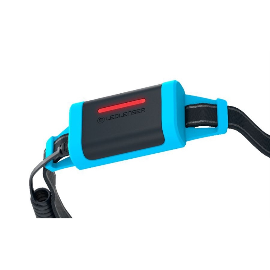 Ledlenser NEO5R - Επαναφορτιζόμενος φακός κεφαλής LED με ρυθμιζόμενη φωτεινότητα, 1800 mAh, IP54, 600 lm, 35 h, μπλε