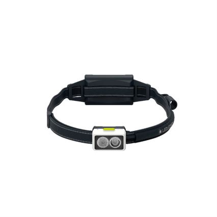 Ledlenser NEO5R - Ρυθμιζόμενος επαναφορτιζόμενος LED φακός κεφαλής LED/1800 mAh IP54 600 lm 35 ώρες μαύρο/λευκό