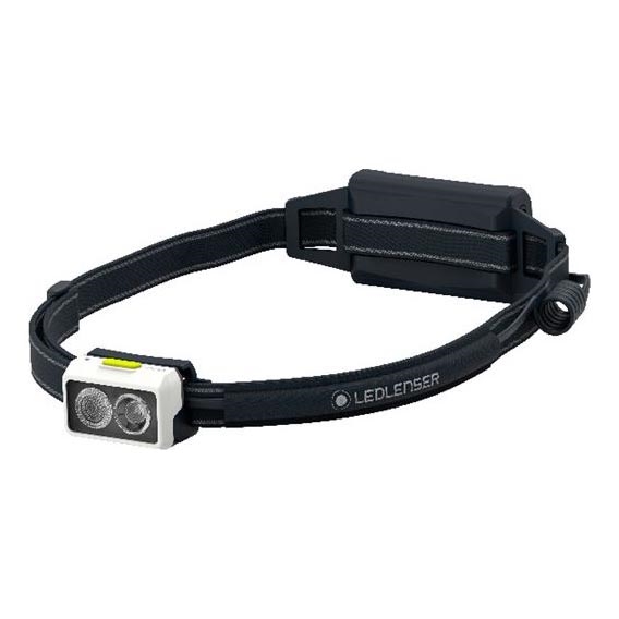Ledlenser NEO5R - Ρυθμιζόμενος επαναφορτιζόμενος LED φακός κεφαλής LED/1800 mAh IP54 600 lm 35 ώρες μαύρο/λευκό
