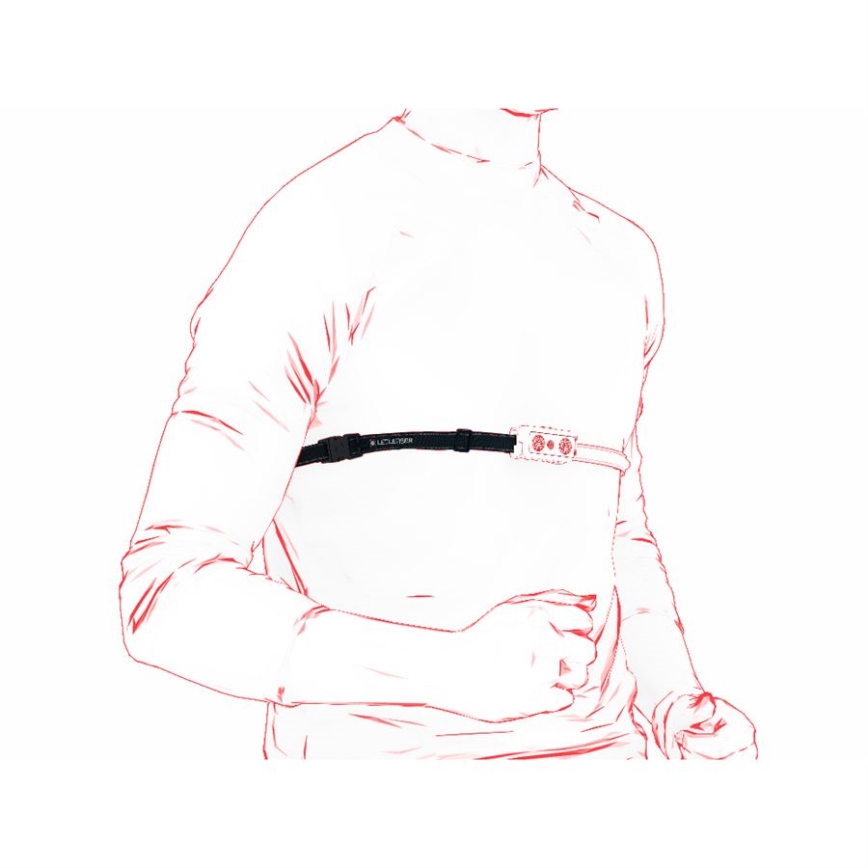 Ledlenser NEO9R - Επαναφορτιζόμενος φακός κεφαλής LED με ρύθμιση φωτεινότητας LED/5000 mAh IP54 1200 lm 120h μαύρο/μπλε