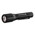 Ledlenser P5 - Ρυθμιζόμενος φακός LED, 1xAA, IP54, 200 lm, 8 ώρες λειτουργίας, μαύρος