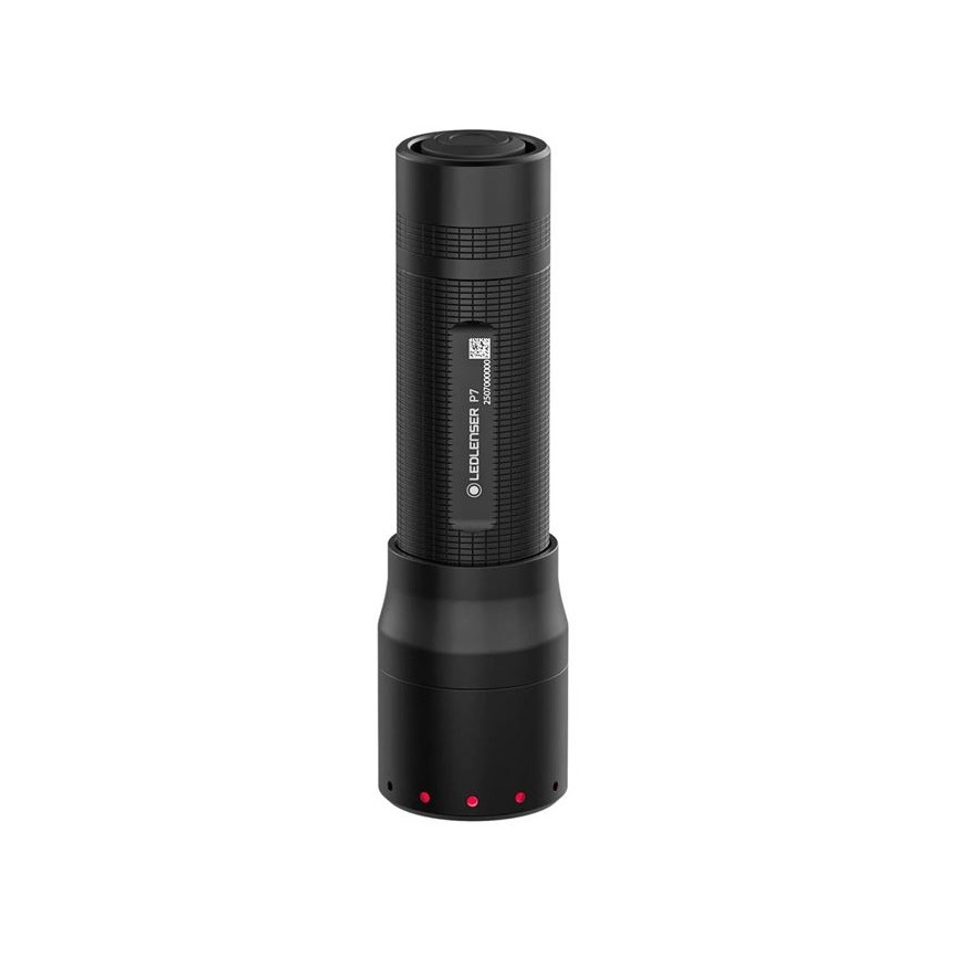 Ledlenser P7 - Ρυθμιζόμενος φακός LED/4xAAA IP54 450 lm 25 h μαύρο