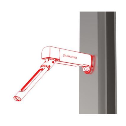 Ledlenser W7R - Επαναφορτιζόμενος φακός εργασίας LED με ρύθμιση έντασης φωτός LED/2500 mAh IP54 600 lm