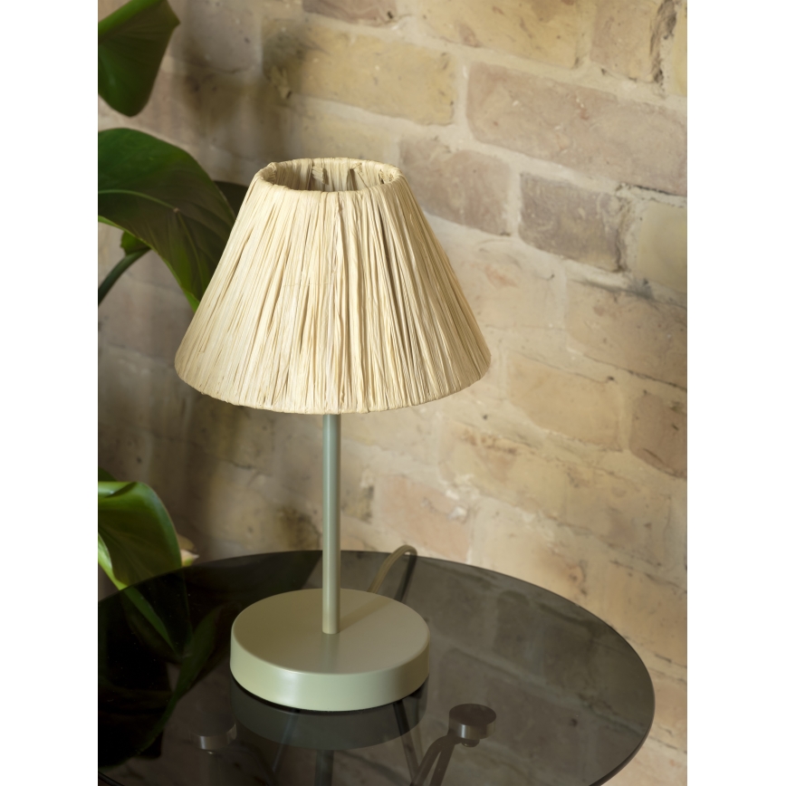 Ledvance - Eπιτραπέζιο φωτιστικό DECOR RAFFIA 1xE27/15W/230V ίνες raffia