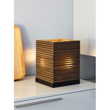 Ledvance - Eπιτραπέζιο φωτιστικό DECOR CARDBOARD 1xE27/15W/230V 20x20 cm
