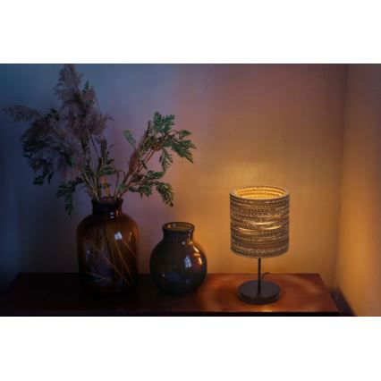 Ledvance - Eπιτραπέζιο φωτιστικό DECOR CARDBOARD 1xE27/15W/230V διάμετρος 20 cm