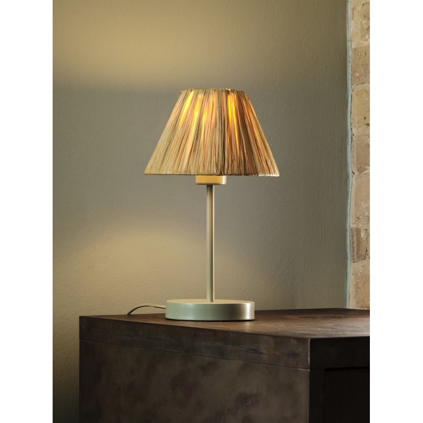 Ledvance - Eπιτραπέζιο φωτιστικό DECOR RAFFIA 1xE27/15W/230V ίνες raffia