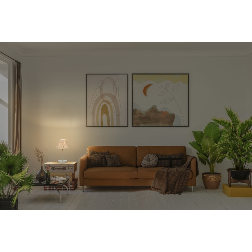 Ledvance - Eπιτραπέζιο φωτιστικό DECOR RAFFIA 1xE27/15W/230V ίνες raffia