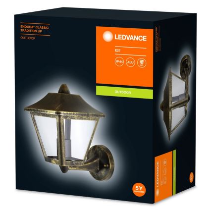 Ledvance - Φως τοίχου εξωτερικού χώρου ENDURA 1xE27/60W/230V IP44