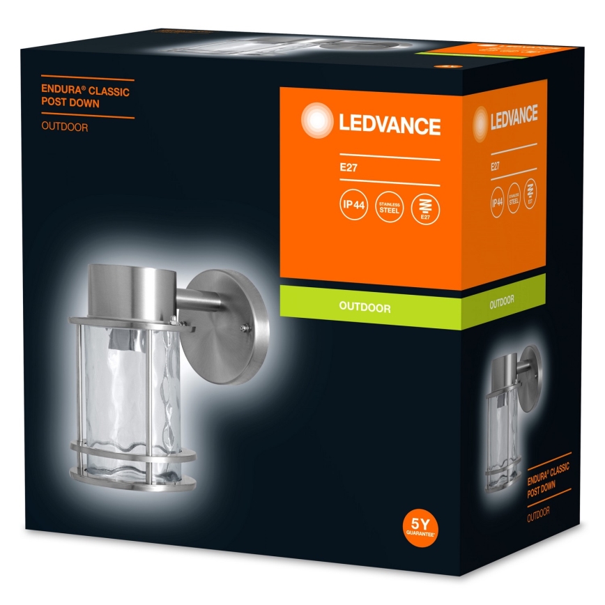 Ledvance - Φως τοίχου εξωτερικού χώρου ENDURA 1xE27/60W/230V IP44