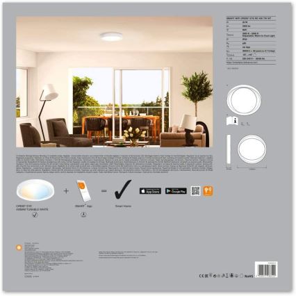Ledvance - LED Φως dimmer SMART+ EYE LED/32W/230V 3000K-6500K Wi-Fi