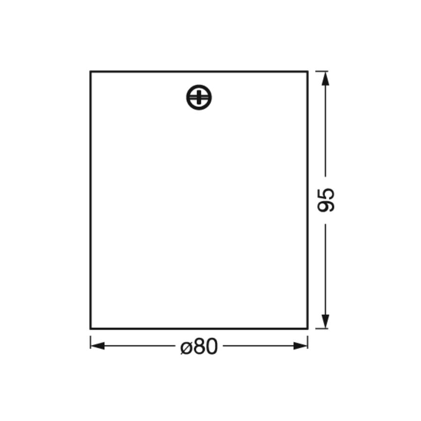 Ledvance - Φωτιστικό σποτ SPOT 1xGU10/7W/230V λευκό