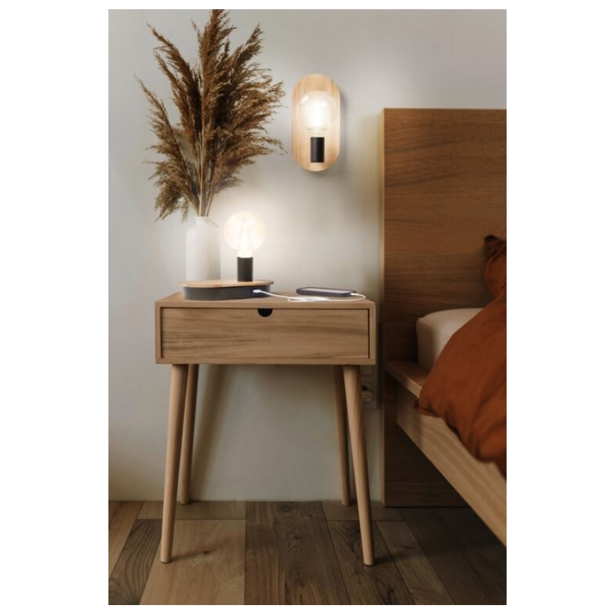 Ledvance - Φωτιστικό τοίχου DECOR WOOD 1xE27/8W/230V