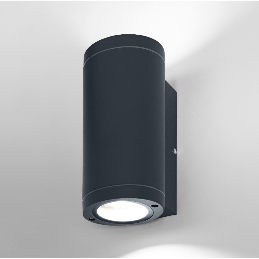 Ledvance - Φωτιστικό τοίχου εξωτερικού χώρου BEAM 2xGU10/35W/230V IP44