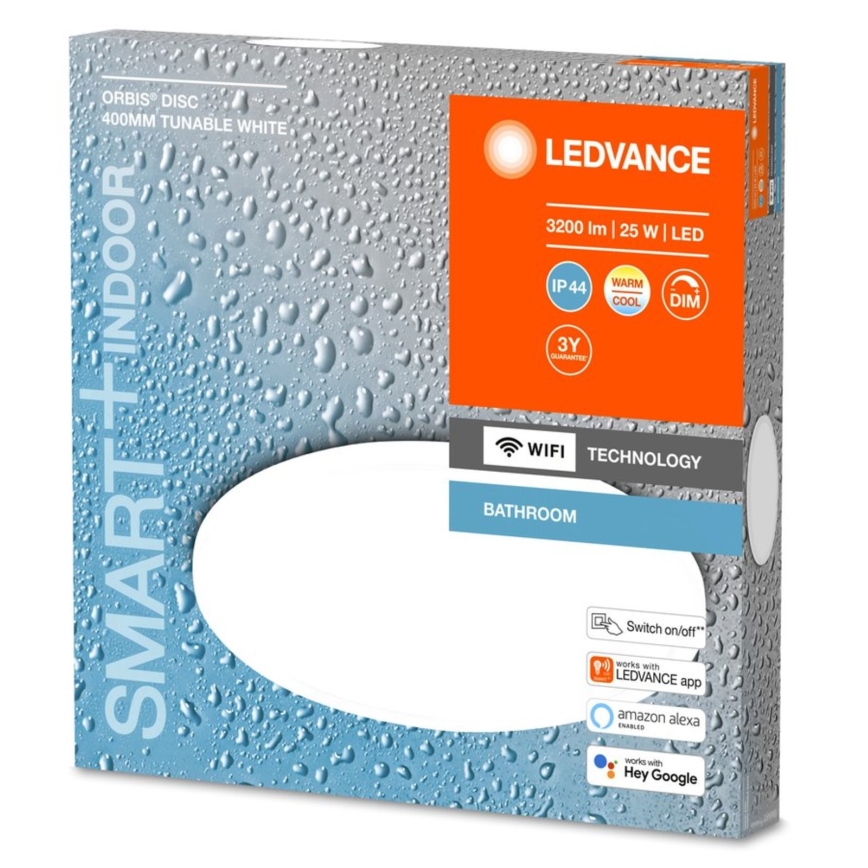 Ledvance - Φωτιστικό μπάνιου LED Dimmable SMART+ DISC LED/25W/230V 3000-6500K Wi-Fi IP44