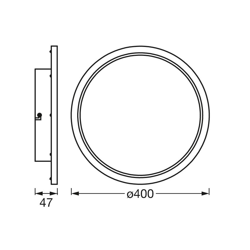 Ledvance - Φωτιστικό μπάνιου LED Dimmable SMART+ DISC LED/25W/230V 3000-6500K Wi-Fi IP44