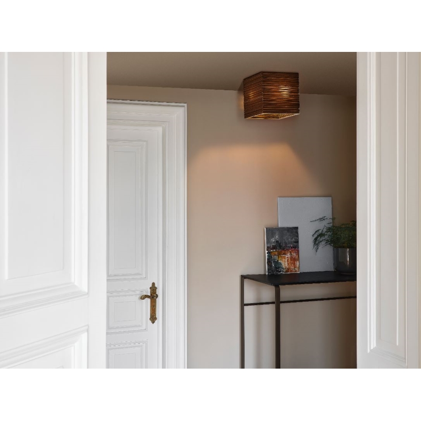 Ledvance - Φωτιστικό οροφής DECOR CARDBOARD 1xE27/15W/230V 25x25 cm