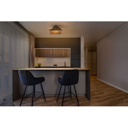 Ledvance - Φωτιστικό οροφής DECOR CARDBOARD 1xE27/15W/230V 40x40 cm