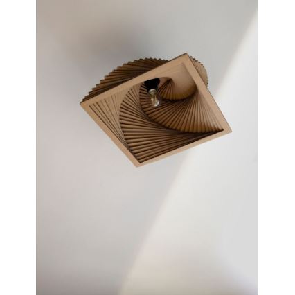 Ledvance - Φωτιστικό οροφής DECOR CARDBOARD 1xE27/15W/230V 40x40 cm