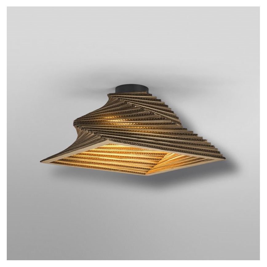 Ledvance - Φωτιστικό οροφής DECOR CARDBOARD 1xE27/15W/230V 40x40 cm