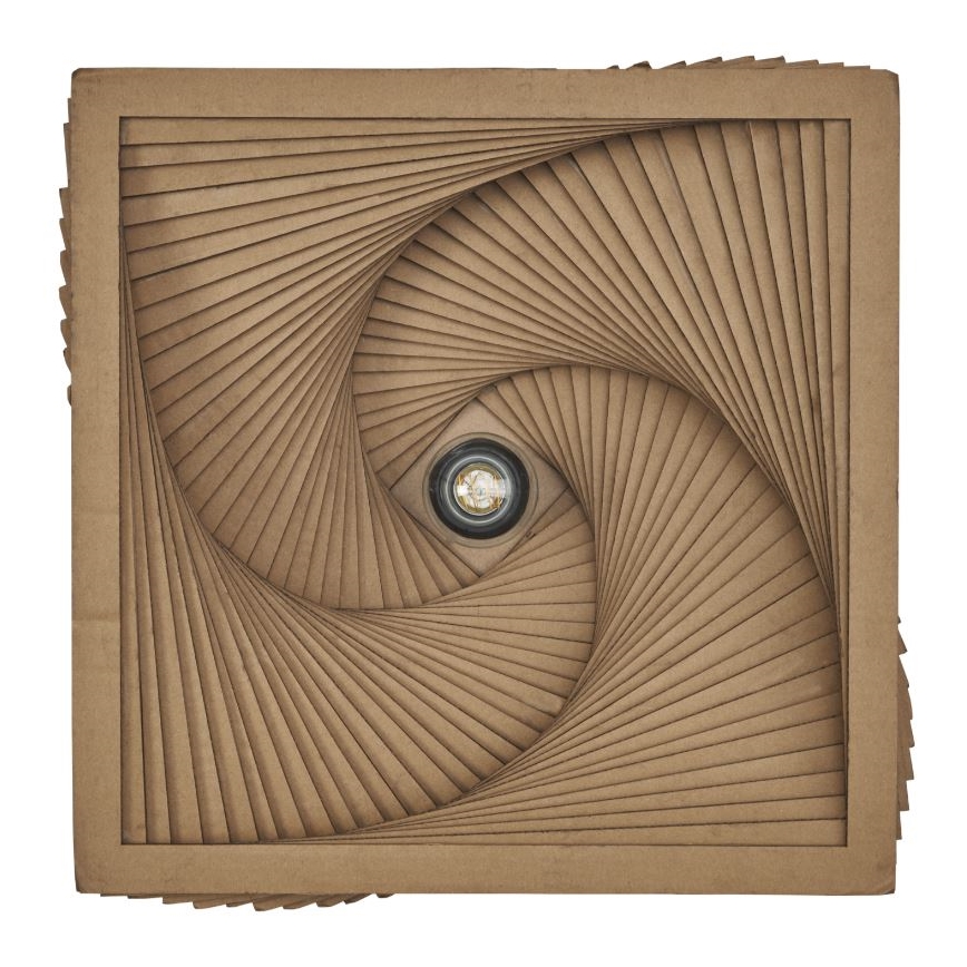 Ledvance - Φωτιστικό οροφής DECOR CARDBOARD 1xE27/15W/230V 40x40 cm