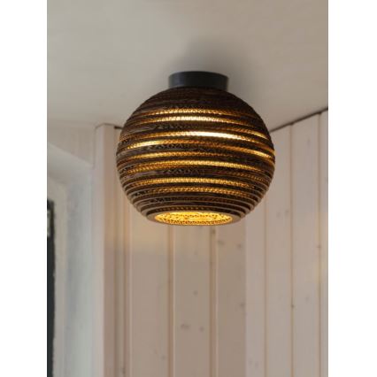 Ledvance - Φωτιστικό οροφής DECOR CARDBOARD 1xE27/15W/230V διάμετρος 26 cm