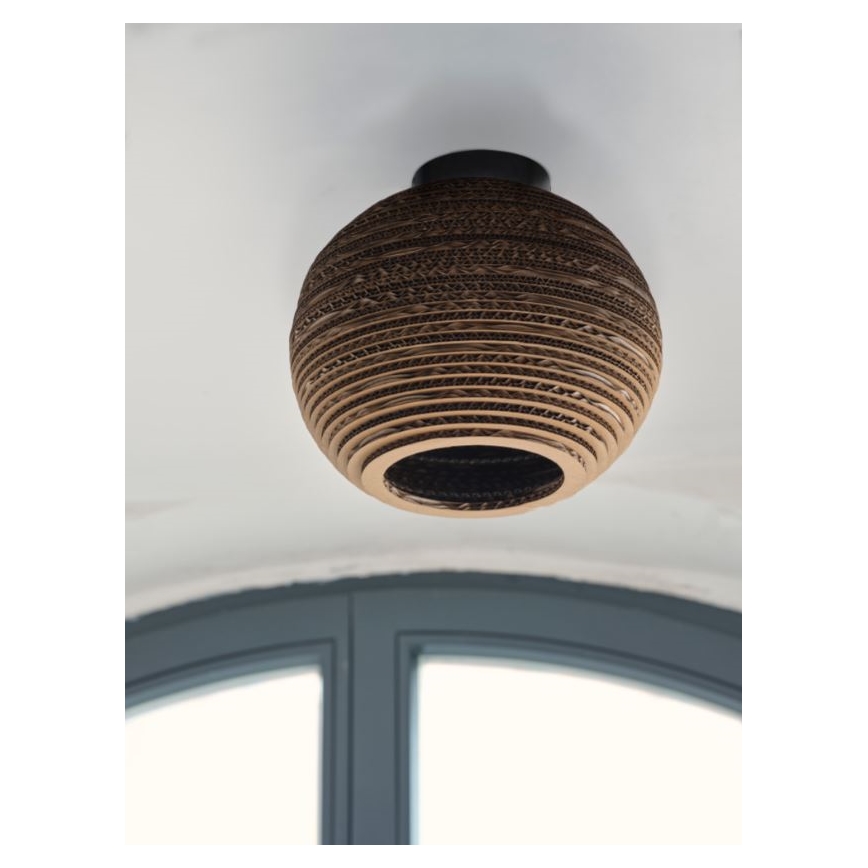 Ledvance - Φωτιστικό οροφής DECOR CARDBOARD 1xE27/15W/230V διάμετρος 26 cm