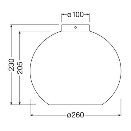 Ledvance - Φωτιστικό οροφής DECOR CARDBOARD 1xE27/15W/230V διάμετρος 26 cm