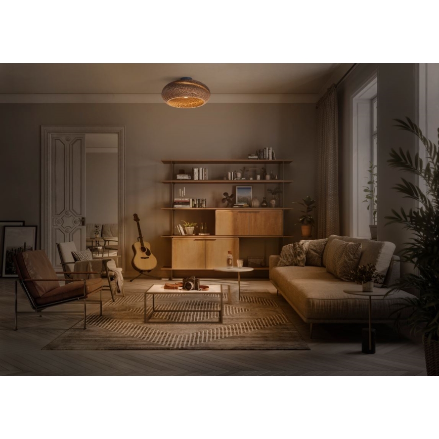 Ledvance - Φωτιστικό οροφής DECOR CARDBOARD 1xE27/15W/230V διάμετρος 40 cm