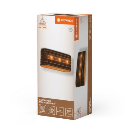Ledvance - Φωτιστικό οροφής DECOR CARDBOARD 3xE27/15W/230V