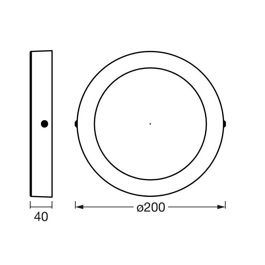 Ledvance - Φωτιστικό οροφής LED Dimmable SMART+ ORBIS LED/12W/230V 3000-6500K Wi-Fi