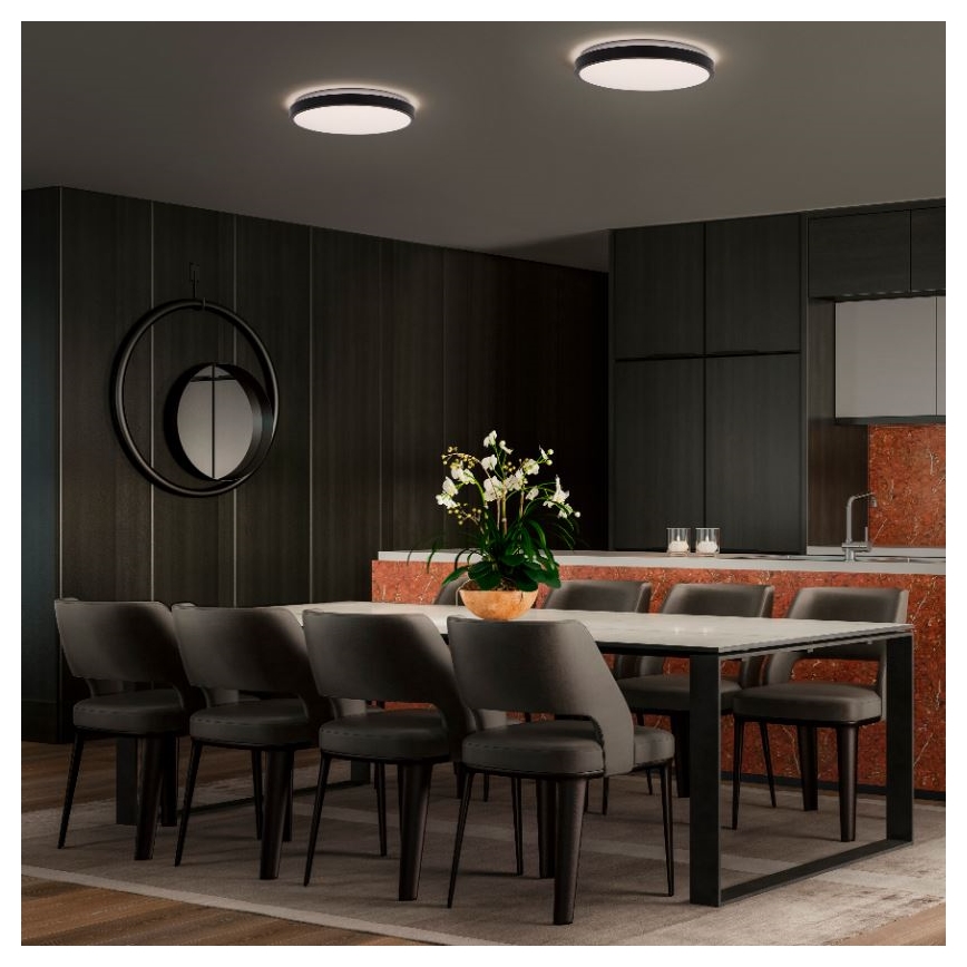 Ledvance - Φωτιστικό οροφής LED ORBIS LONDON LED/16W/230V μαύρο